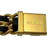シャネル CHANEL プルミエール S H0001 ブラック メッキ クオーツ レディース 腕時計