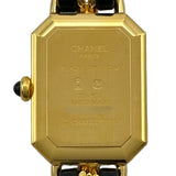 シャネル CHANEL プルミエール S H0001 ブラック メッキ クオーツ レディース 腕時計
