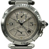 カルティエ Cartier パシャ38mm GMT パワーリザーブ W31037HG シルバー ステンレススチール 自動巻き メンズ 腕時計