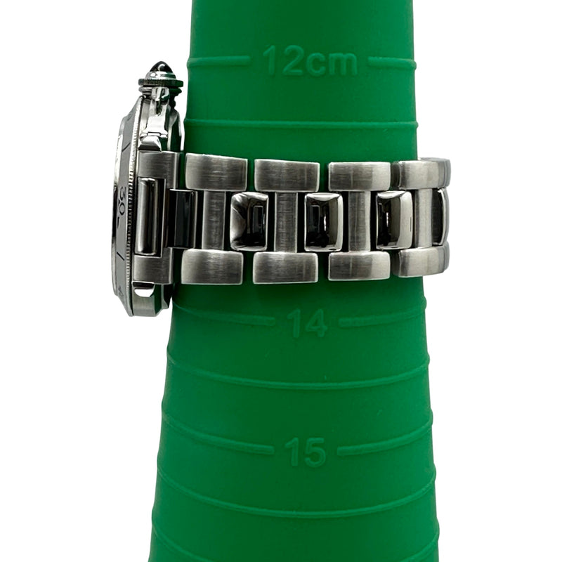 カルティエ Cartier パシャ38mm GMT パワーリザーブ W31037HG シルバー