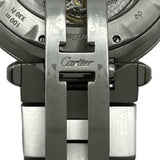 カルティエ Cartier パシャ38mm GMT パワーリザーブ W31037HG シルバー ステンレススチール 自動巻き メンズ 腕時計