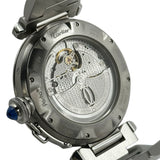 カルティエ Cartier パシャ38mm GMT パワーリザーブ W31037HG シルバー ステンレススチール 自動巻き メンズ 腕時計