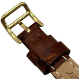 エルメス HERMES Hウォッチ HH1.101 ホワイト ゴールドメッキ/ステンレススチール クオーツ レディース 腕時計
