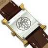 エルメス HERMES Hウォッチ HH1.101 ホワイト ゴールドメッキ/ステンレススチール クオーツ レディース 腕時計