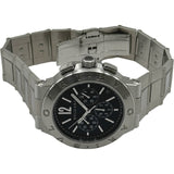 ブルガリ BVLGARI ディアゴノ ヴェロチッシモ クロノグラフ 102330(DG41SCH) ブラック ステンレススチール 自動巻き メンズ 腕時計
