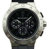 ブルガリ BVLGARI ディアゴノ ヴェロチッシモ DG41SCH(DG41BSVCCH) ブラック ステンレススチール 自動巻き メンズ 腕時計