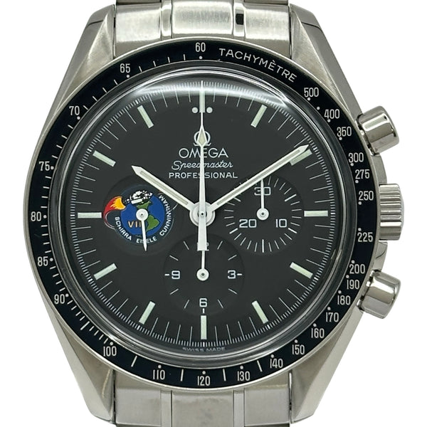 オメガ OMEGA スピードマスター プロフェッショナル ミッションズ アポロ7号 3597.1100 ブラック ステンレススチール 手巻き メンズ 腕時計 オメガ OMEGA スピードマスター プロフェッショナル ミッションズ