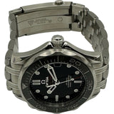 オメガ OMEGA シーマスターダイバー300Mコーアクシャル クロノメーター 212.30.36.20.01.002 ブラック ステンレススチール 自動巻き ユニセックス 腕時計