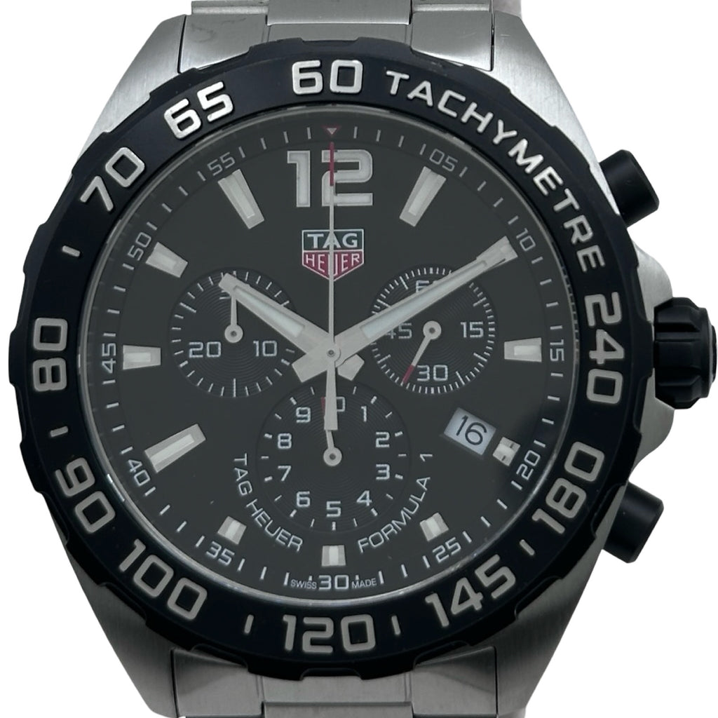 TAG Heuer クロノグラフ ブラック 腕時計 CAZ1010 タグ・ホイヤー TAG HEUER フォーミュラ1 クロノグラフ CAZ1010