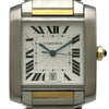 カルティエ Cartier タンクフランセーズ LM W51005Q4 シルバー ゴールド/ステンレススチール 自動巻き メンズ 腕時計
