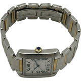 カルティエ Cartier タンクフランセーズ LM W51005Q4 シルバー ゴールド/ステンレススチール 自動巻き メンズ 腕時計