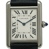 カルティエ Cartier タンクマスト LM ソーラービート WSTA0059 シルバー ステンレススチール クオーツ レディース 腕時計