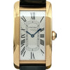 カルティエ Cartier タンクアメリカンLM WGTA0134 シルバー ゴールド 自動巻き メンズ 腕時計