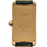 カルティエ Cartier タンクアメリカンLM WGTA0134 シルバー ゴールド 自動巻き メンズ 腕時計
