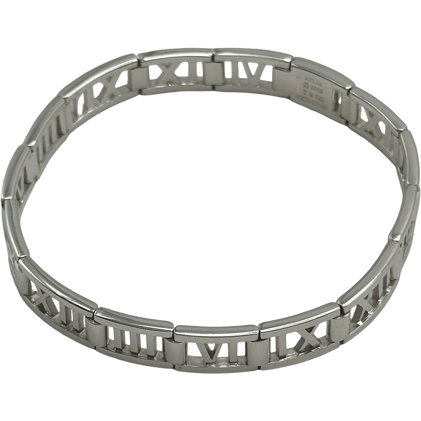 Tiffany & Co.アトラスバーブレスレットホワイトゴールド(AU750) ティファニー TIFFANY＆CO アトラスブレス ホワイトゴールド 750
