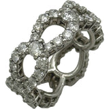 ハリーウィンストン HARRY WINSTON ループバイリング プラチナ PT950 ダイヤモンド ジュエリー