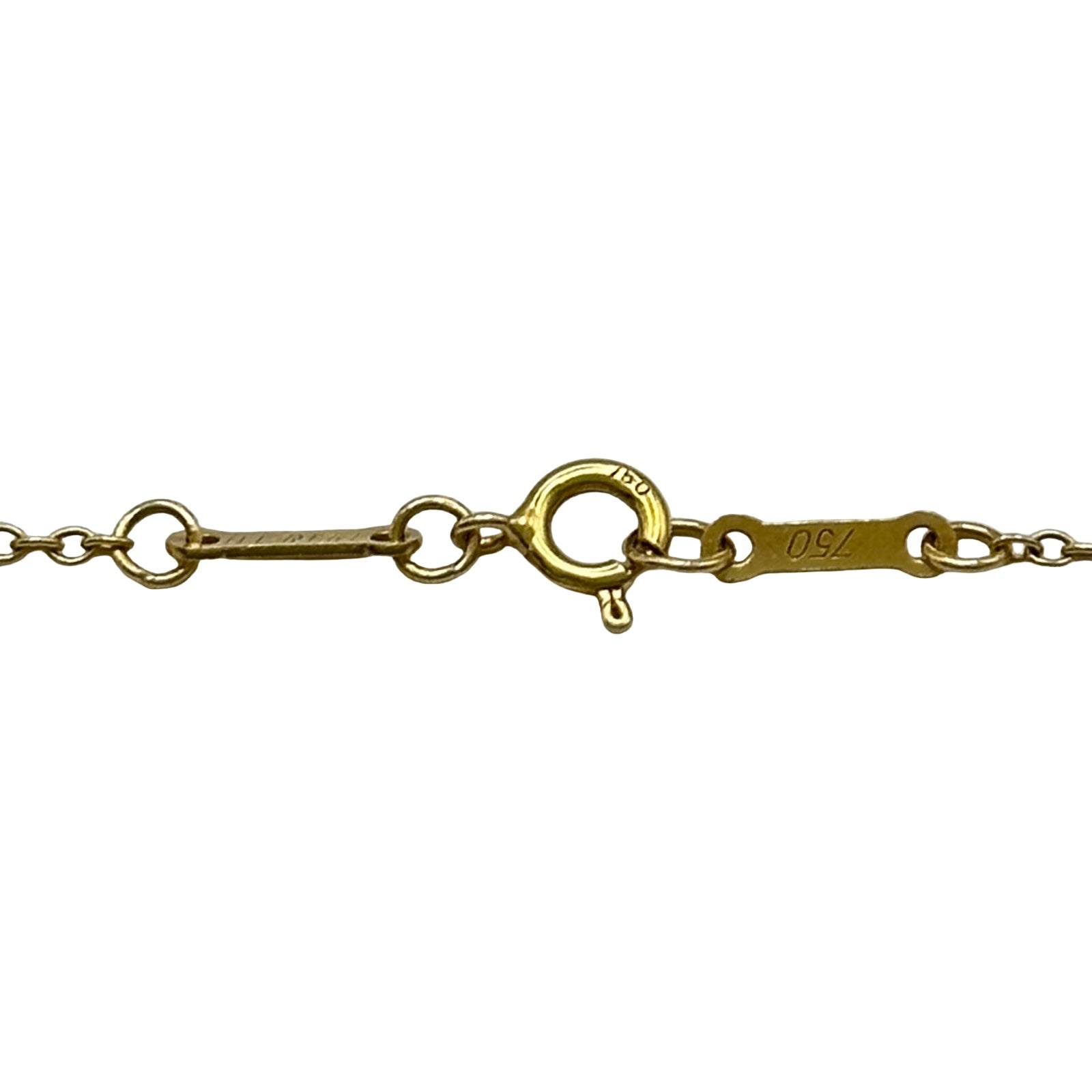ティファニー TIFFANY＆CO オープンハートネックレス ゴールド 750