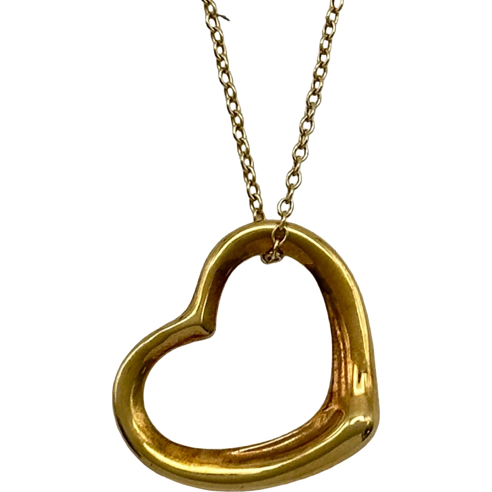 ティファニー TIFFANY＆CO オープンハートネックレス ゴールド 750