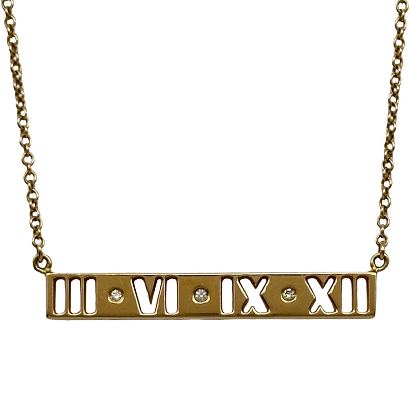 TIFFANY&Co. アトラスバー　ネックレス ティファニー TIFFANY＆CO アトラスバーネックレス ピンクゴールド