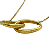 ティファニー TIFFANY＆CO ダブルループネックレス ゴールド 18K ジュエリー