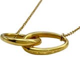 ティファニー TIFFANY＆CO ダブルループネックレス ゴールド 18K ジュエリー