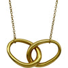 ティファニー TIFFANY＆CO ダブルループネックレス ゴールド 18K ジュエリー