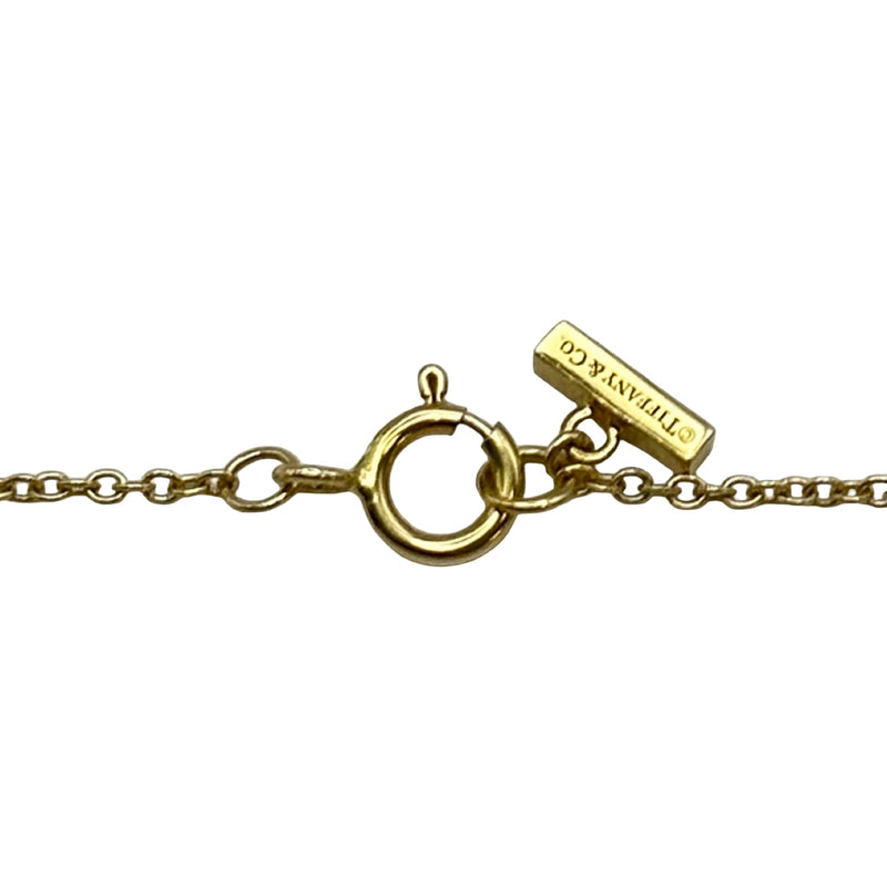 ティファニー TIFFANY＆CO TTWOサークルネックレス ゴールド Au750