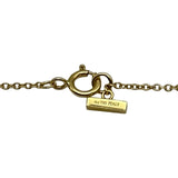 ティファニー TIFFANY＆CO TTWOサークルネックレス ゴールド Au750 グリーンアゲート ジュエリー