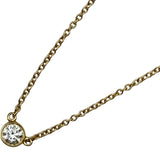 ティファニー TIFFANY＆CO バイザヤードネックレス ゴールド Au750 ダイヤモンド ジュエリー