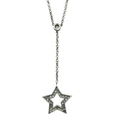 ティファニー TIFFANY＆CO スターシングルドロップネックレス プラチナ Pt950 ダイヤモンド ジュエリー
