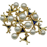 ミキモト MIKIMOTO ブローチ ゴールド K18 パール ジュエリー