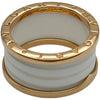 ブルガリ BVLGARI ビーゼロワンリング4バンド(M) ピンクゴールド 750 ホワイトセラミック ジュエリー