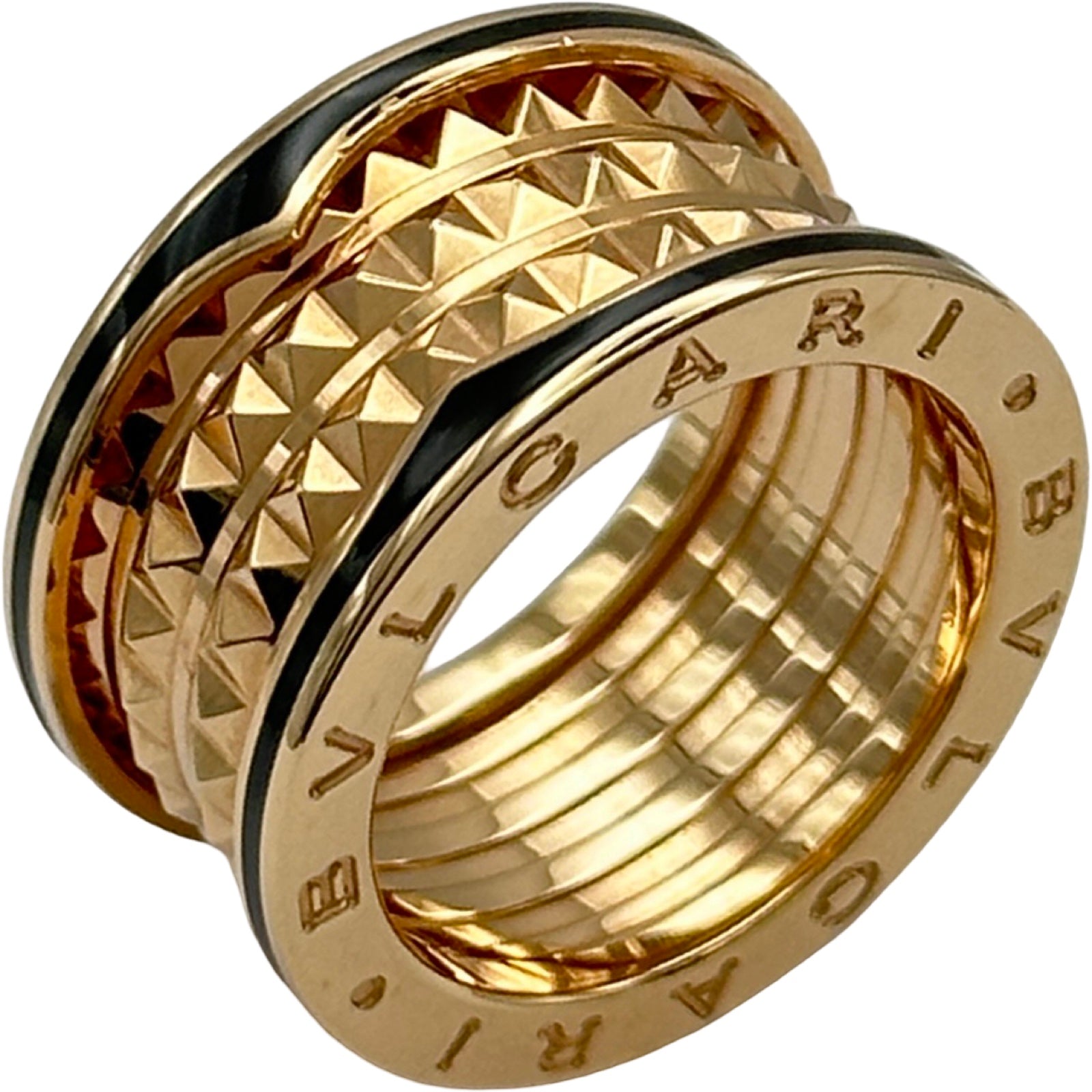 ブルガリ BVLGARI ビーゼロワンロックリング ピンクゴールド Au750