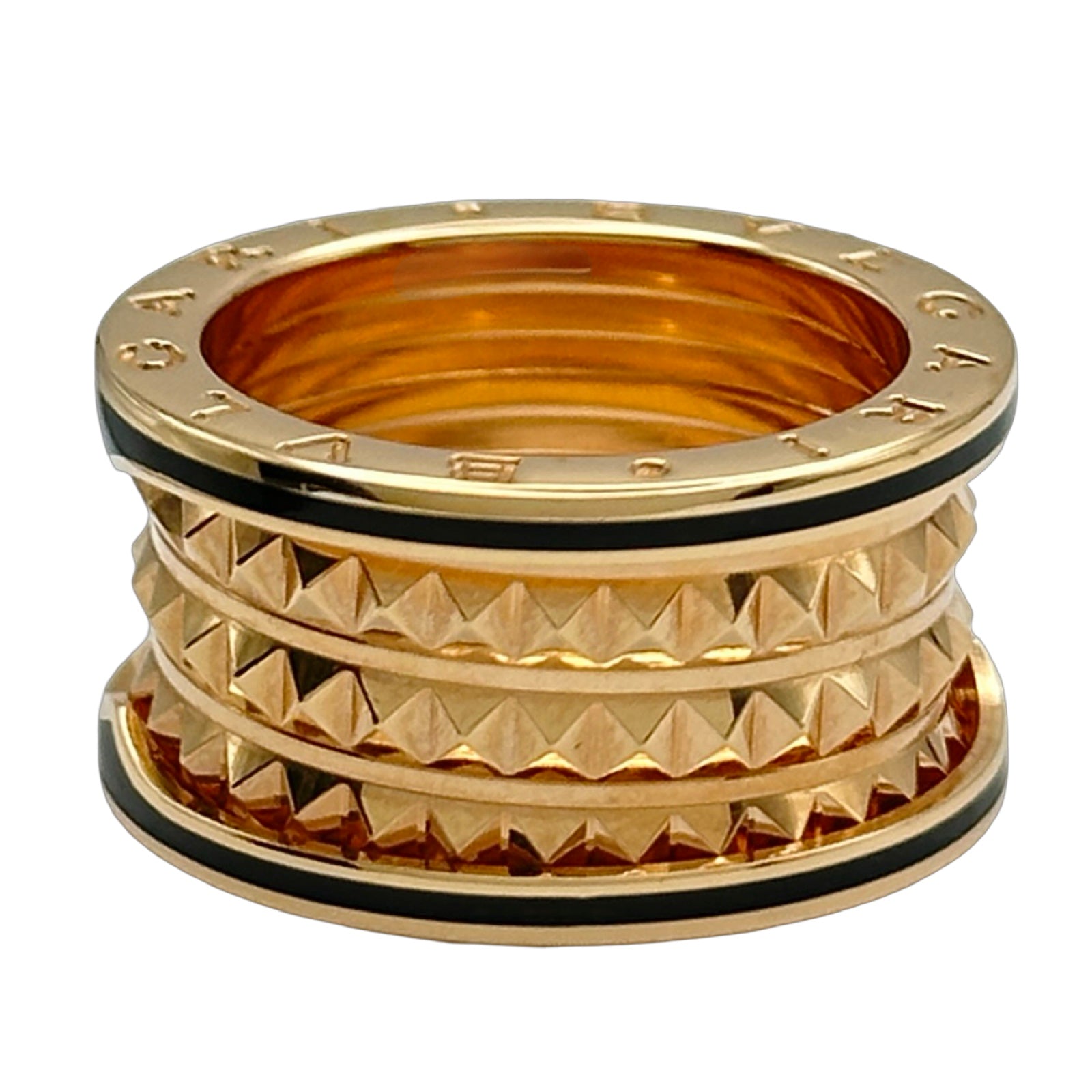 ブルガリ BVLGARI ビーゼロワンロックリング ピンクゴールド Au750 ブルガリ BVLGARI ビーゼロワンロックリング ピンクゴールド Au750