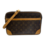 ルイ・ヴィトン LOUIS VUITTON トロカデロGM M51272 ブラウン PVC レザー レディース ショルダーバッグ