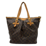 ルイ・ヴィトン LOUIS VUITTON パレルモGM M40146 ブラウン モノグラム/レザー レディース ショルダーバッグ