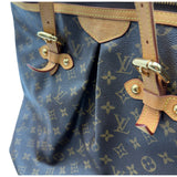 ルイ・ヴィトン LOUIS VUITTON パレルモGM M40146 ブラウン モノグラム/レザー レディース ショルダーバッグ