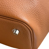 エルメス HERMES ピコタンロックMM C刻印 ゴールド/SV金具 トリヨン レディース ハンドバッグ