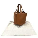 エルメス HERMES ピコタンロックMM C刻印 ゴールド/SV金具 トリヨン レディース ハンドバッグ