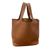 エルメス HERMES ピコタンロックMM C刻印 ゴールド/SV金具 トリヨン レディース ハンドバッグ
