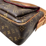 ルイ・ヴィトン LOUIS VUITTON ヴィシテGM M51163 ブラック PVC レザー レディース ハンドバッグ