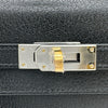 エルメス HERMES ケリートゥーゴー K刻印 ブラック シルバー/ゴールド金具 シェーブル レディース ショルダーバッグ