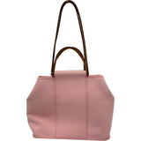 エルメス HERMES カバックPM T刻印 ピンク/ナチュラル トワル/レザー レディース ショルダーバッグ