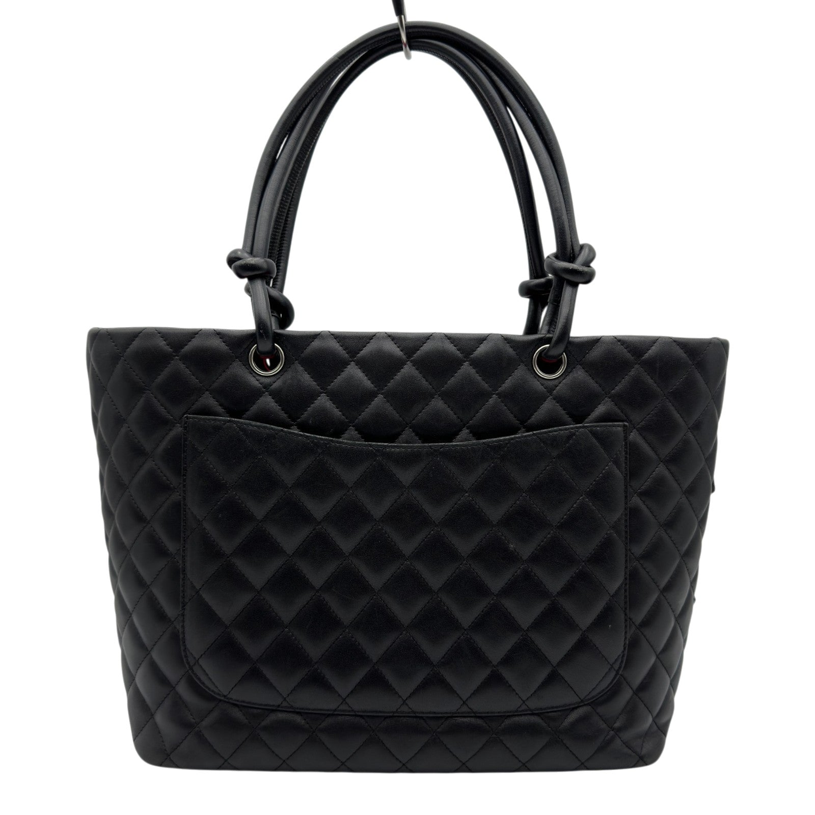 シャネル CHANEL カンボンライン トートラージ A25169 ブラック レザー