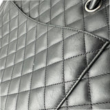 シャネル CHANEL カンボンライン トートラージ A25169 ブラック レザー レディース トートバッグ