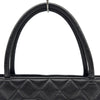 シャネル CHANEL 復刻トート A01804 7番台 ブラック キャビアスキン レディース トートバッグ
