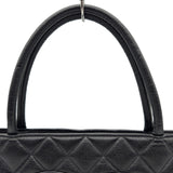 シャネル CHANEL 復刻トート A01804 7番台 ブラック キャビアスキン レディース トートバッグ