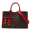 ルイ・ヴィトン LOUIS VUITTON ポパンクールPM M43433 ブラウン/レッド モノグラム/レザー レディース ショルダーバッグ