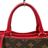 ルイ・ヴィトン LOUIS VUITTON ポパンクールPM M43433 ブラウン/レッド モノグラム/レザー レディース ショルダーバッグ