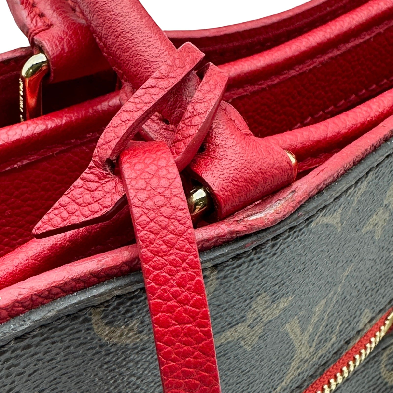 ルイ・ヴィトン LOUIS VUITTON ポパンクールPM M43433 ブラウン/レッド